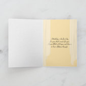 Sunset Window Geburtstagskarte Karte (Innenseite)