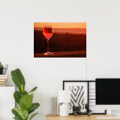 Sunset Wine Degustation Party Poster (Heimbüro)