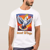" SUNSET WINGS " T-Shirt (Vorderseite)