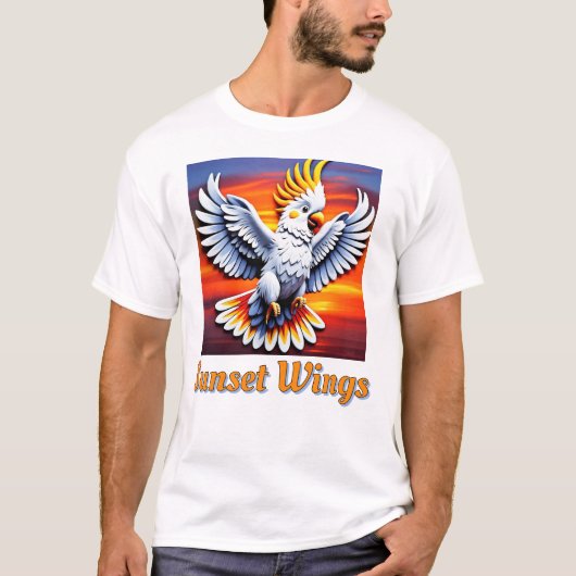 " SUNSET WINGS " T-Shirt (Vorderseite)