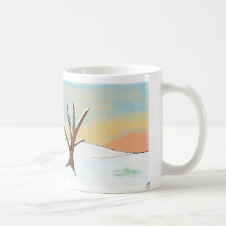 Sunset Winter Scape Kaffeetasse