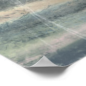 Sunset Woman Poster (Ecke)