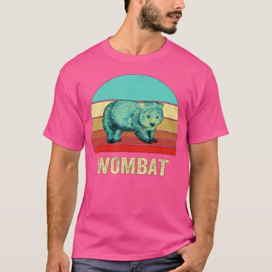 Sunset Wombat T-Shirt (Vorderseite)