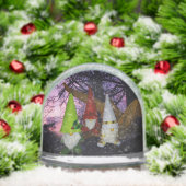 Sunset Woodland Gnomes Snow Globe Schneekugeln (Weihnachten)