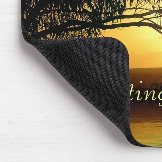 Sunset Words Mousepad (Ecke)