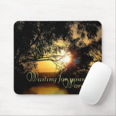 Sunset Words Mousepad (Mit Mouse)