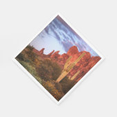 Sunset Wüste Arizona Staat Serviette (Ecke)