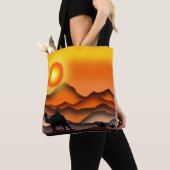 Sunset Wüste Camel Tote Bag Tasche (Von Nahem)
