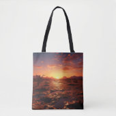 Sunset Wüste Landschaft Tasche (Vorderseite)