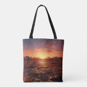 Sunset Wüste Landschaft Tasche (Rückseite)