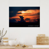 Sunset X Poster (Küche)