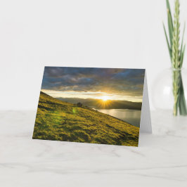Sunset Yukon Territory Card Karte