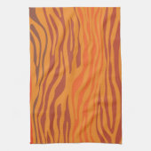 Sunset Zebra Abstrakt Geschirrtuch (Vertikal)