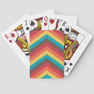 Sunset Zickzack Cascade Spielkarten