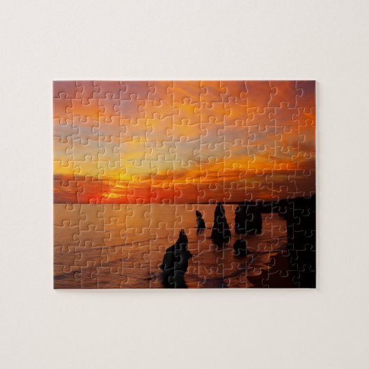 Sunset, Zwölf Apostel, Port Campbell National Puzzle (Horizontal)