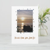 SUNSETS EINLADUNG (Stehend Vorderseite)