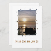 SUNSETS EINLADUNG (Vorne/Hinten)