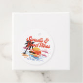 Sunsets & Good Vibes Cruising Ducks Geschenkanhänger (Beispiel)