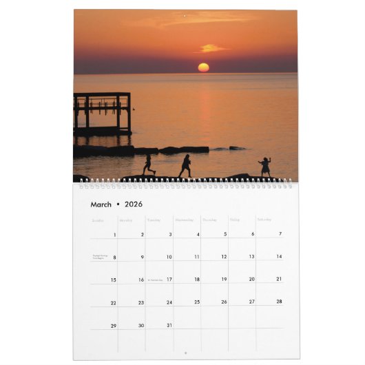 Sunsets Kalender (Mär 2026)