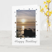 SUNSETS KARTE (Gelbe Blume)