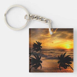 SUNSETS OZEAN SCENERY NATURE SCHLÜSSELANHÄNGER
