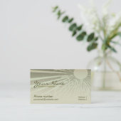 Sunshina Business Card Visitenkarte (Stehend Vorderseite)