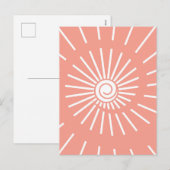 Sunshine 9 feiertagspostkarte (Vorne/Hinten)