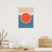 Sunshine Abstract Design Poster (Küche)