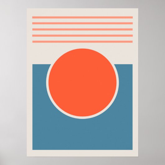 Sunshine Abstract Design Poster (Vorne)