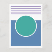 Sunshine Abstract Design Postkarte (Vorderseite)