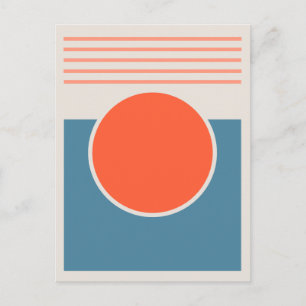 Sunshine Abstract Design Postkarte