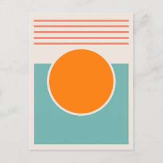 Sunshine Abstract Design Postkarte