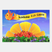 SUNSHINE ALA CARTE! GESCHENKPAPIER SET (Vorderseite 3)
