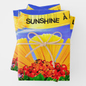 SUNSHINE ALA CARTE! GESCHENKPAPIER SET (Beispiel)