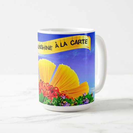 SUNSHINE ALA CARTE! KAFFEETASSE (VorderseiteRechts)