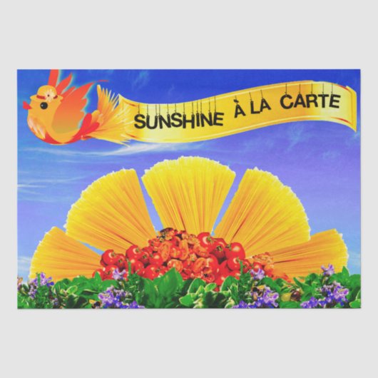 SUNSHINE ALA CARTE! SEIDENPAPIER (Vorderseite)