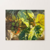 Sunshine Alocasia Pflanze Puzzle (Horizontal)