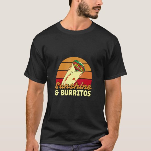 Sunshine and Burritos Flying Burrito  Burritos T-Shirt (Vorderseite)