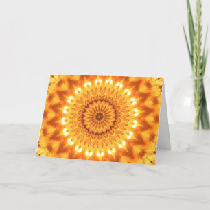 Sunshine and Happiness Mandala Card Karte