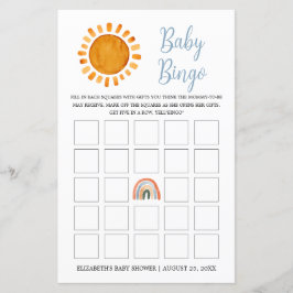 Sunshine and Rainbow Baby Bingo