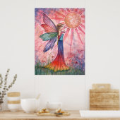 Sunshine and Rainbow Fairy Poster (Küche)