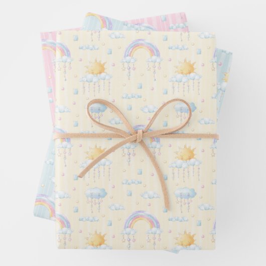 Sunshine and Rainbows  Geschenkpapier Set (Beispiel)