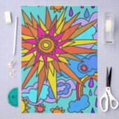 Sunshine and Rainbows Tissue Paper Seidenpapier (Handwerk)