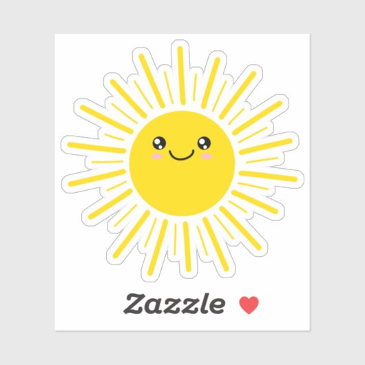 Sunshine Aufkleber (Blatt)