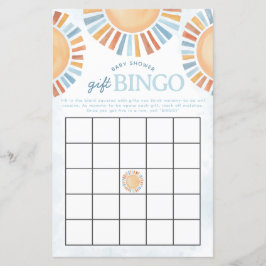 Sunshine Baby Dusche Geschenk Bingo Spiel