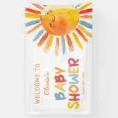 Sunshine Baby Dusche Willkommen Banner (Vertikal)