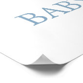 Sunshine Baby Dusche Willkommen Poster (Ecke)