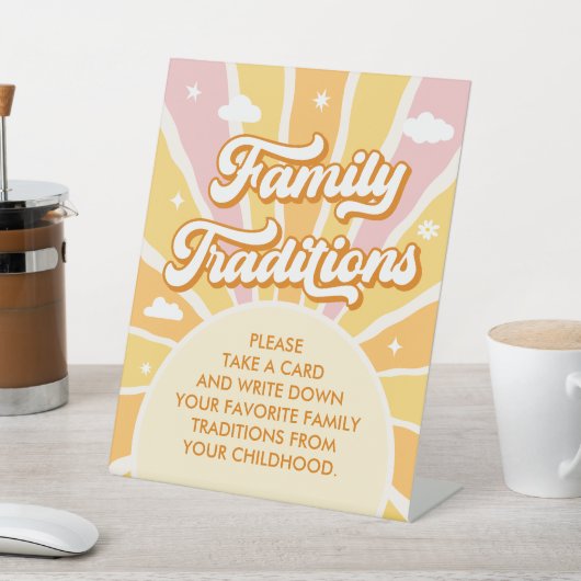 Sunshine Baby Duwer Familientraditionen Sockelschild (In SItu)