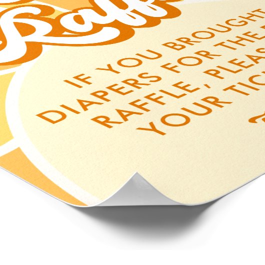 Sunshine Baby Duwer Windwind Windsurfspiel Poster (Ecke)