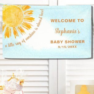 Sunshine Baby Shower Banner